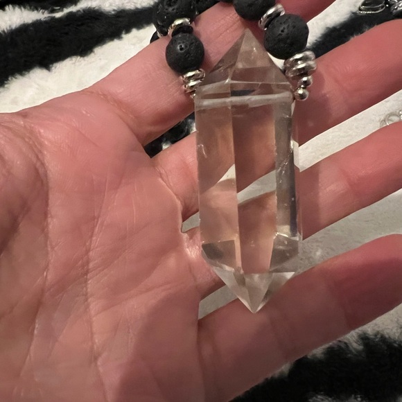 DT Power Quartz + Lava Mala Necklace - Picture 10 of 10